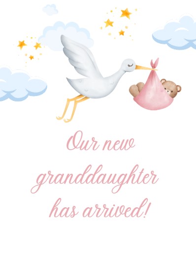 Our new granddaughter has arrived! My husband and I are thrilled to welcome our third granddaughter! Grandchildren are the best gifts we ever receive from our children.  I freely admit that I am a much more relaxed grandmother than I was when my children were young. #grandmama