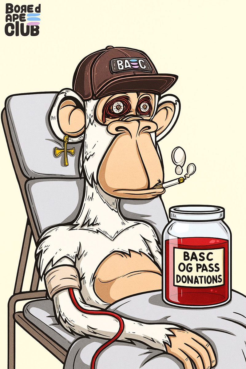 I hear if you buy and OG pass <a href="/BoredApeSolClub/">Bored Ape Solana Club</a> you get a couple bonuses 👀 I would definitely scoop one before they are gone. If I could I would and send it on a lifetime journey! Brb going to donate some plasma! Lmao

<a href="/dak_daze/">Daze💎</a> always building