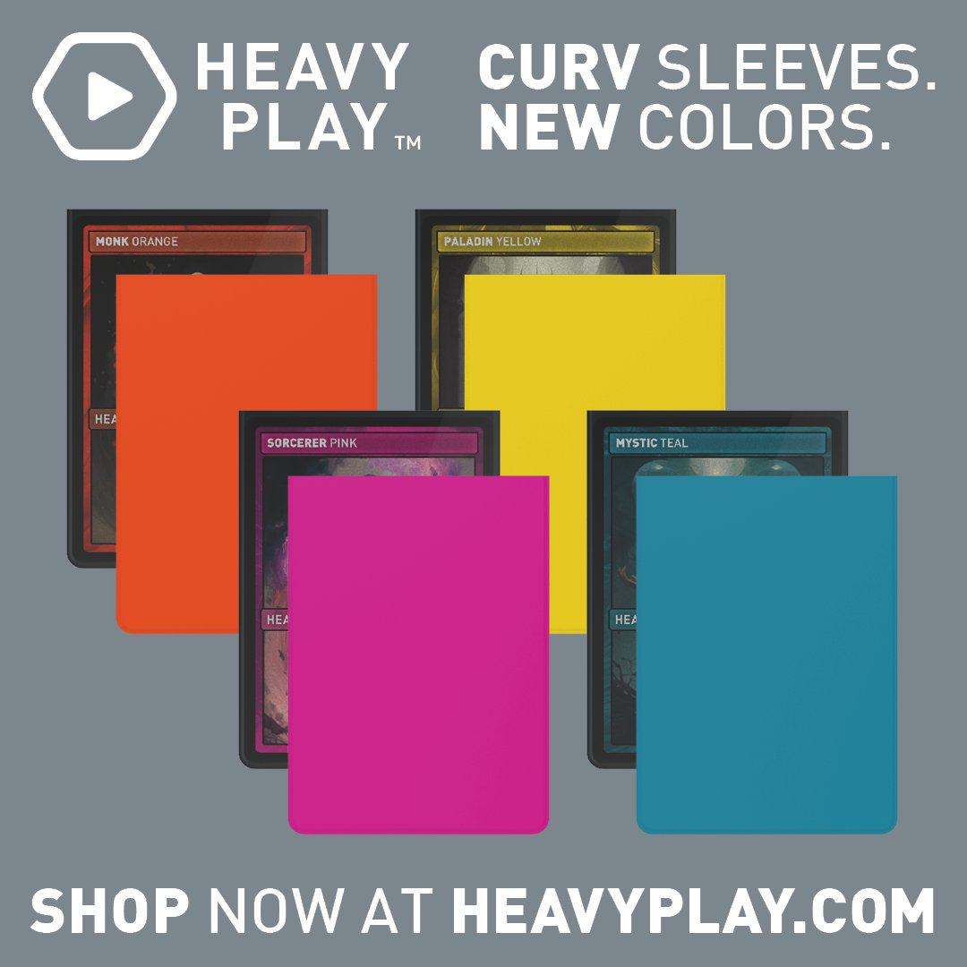 New sleeve colors are here! 🧡💛🩷🩵

👉 SHOP NOW: bit.ly/3G1LnKC

Stop by the booth as we debut these in-person this weekend at #MCVegas!