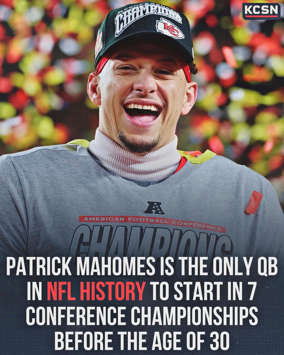 Just a little reminder 😊

Age 23: Lost AFC Championship (OT)
Age 24: Won AFC Championship
Age 25: Won AFC Championship
Age 26: Lost AFC Championship (OT)
Age 27: Won AFC Championship
Age 28: Won AFC Championship
Age 29: Won AFC Championship