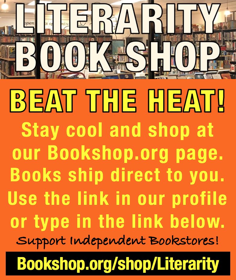 If you feel the need to beat the heat by buying online, be cool and support our locally owned, indie bookstore by shopping at our Bookshop.org/shop/literarity page. #elpasotx #staycool #becool #915Proud