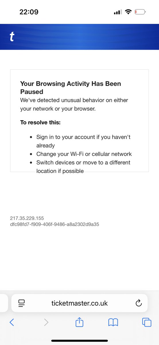 ljgwolves's tweet photo. @TicketmasterUK  any chance you can stop me getting locked out of my account every time I try I to look for oasis and Stevie wonder tickets please. I find it baffling how it’s such unusual activity when I’ve actually purchased tickets to Liam Gallagher on this account before? https://t.co/SmssTxPS6j