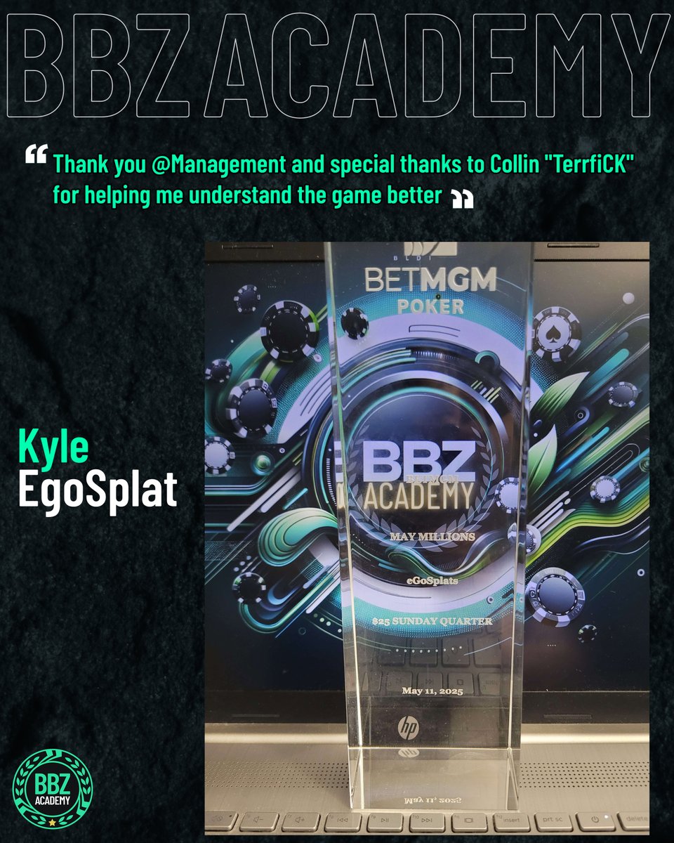 Nice piece of hardware Kyle 👊

Shoutout to our assistant coach <a href="/CollinTerrifiCK/">TerrifiCK</a> We got a great team 🥲