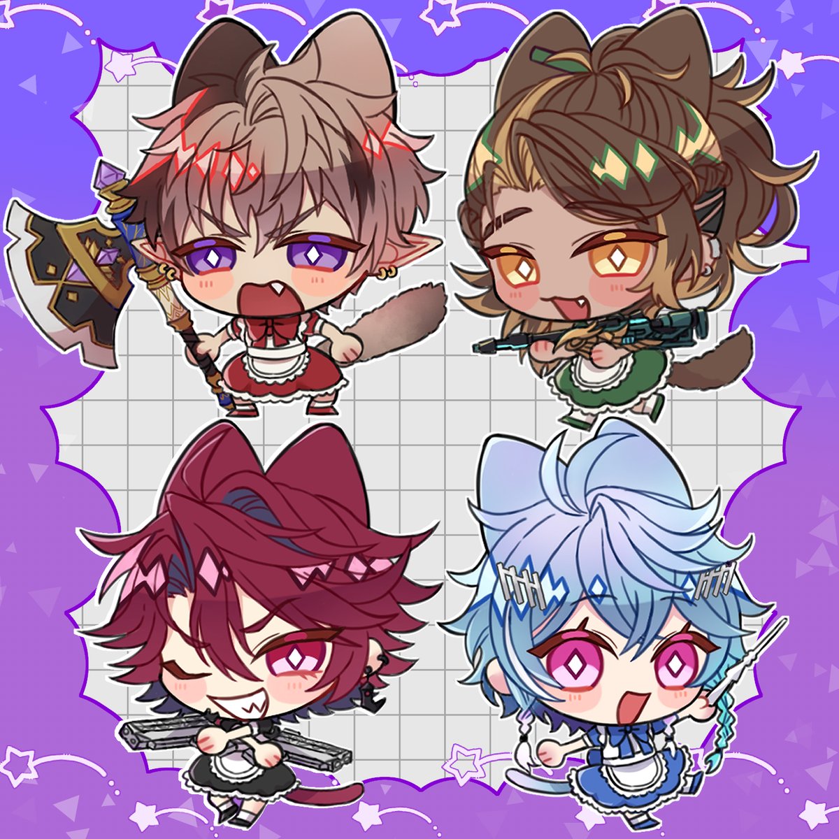 Meowmeows🐱

#CrimzonMuze #GBArt #JurasickArt  #Artavio