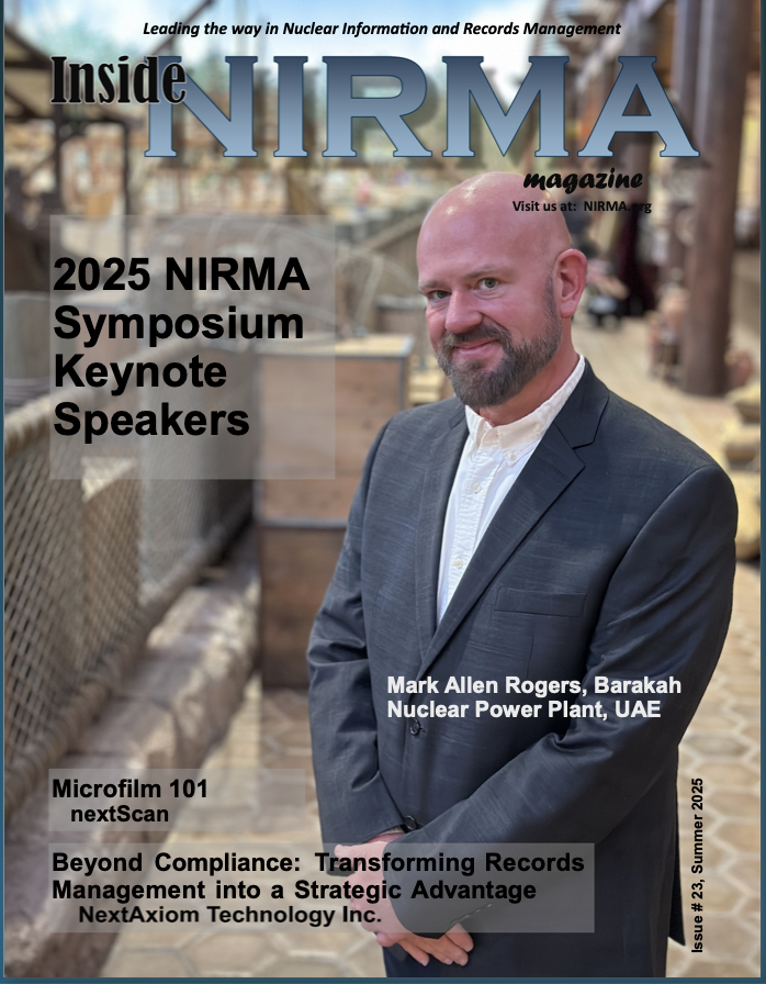 The Summer 2025 edition of Inside NIRMA is now available. This edition is packed with essential insights, including updates on the upcoming NIRMA Symposium and information about our keynote speakers.  
#NIRMA #InformationManagement 

conta.cc/3HGR8Of