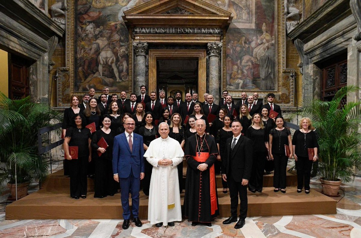Pope Leo XIV on Sacred Polyphony: "Polyphony itself, moreover, is a musical form full of meaning, for prayer and for Christian life. First of all, in fact, it is inspired by the Sacred Text, which it aims to "clothe with appropriate melody" (Inter sollicitudines, 1) so that it