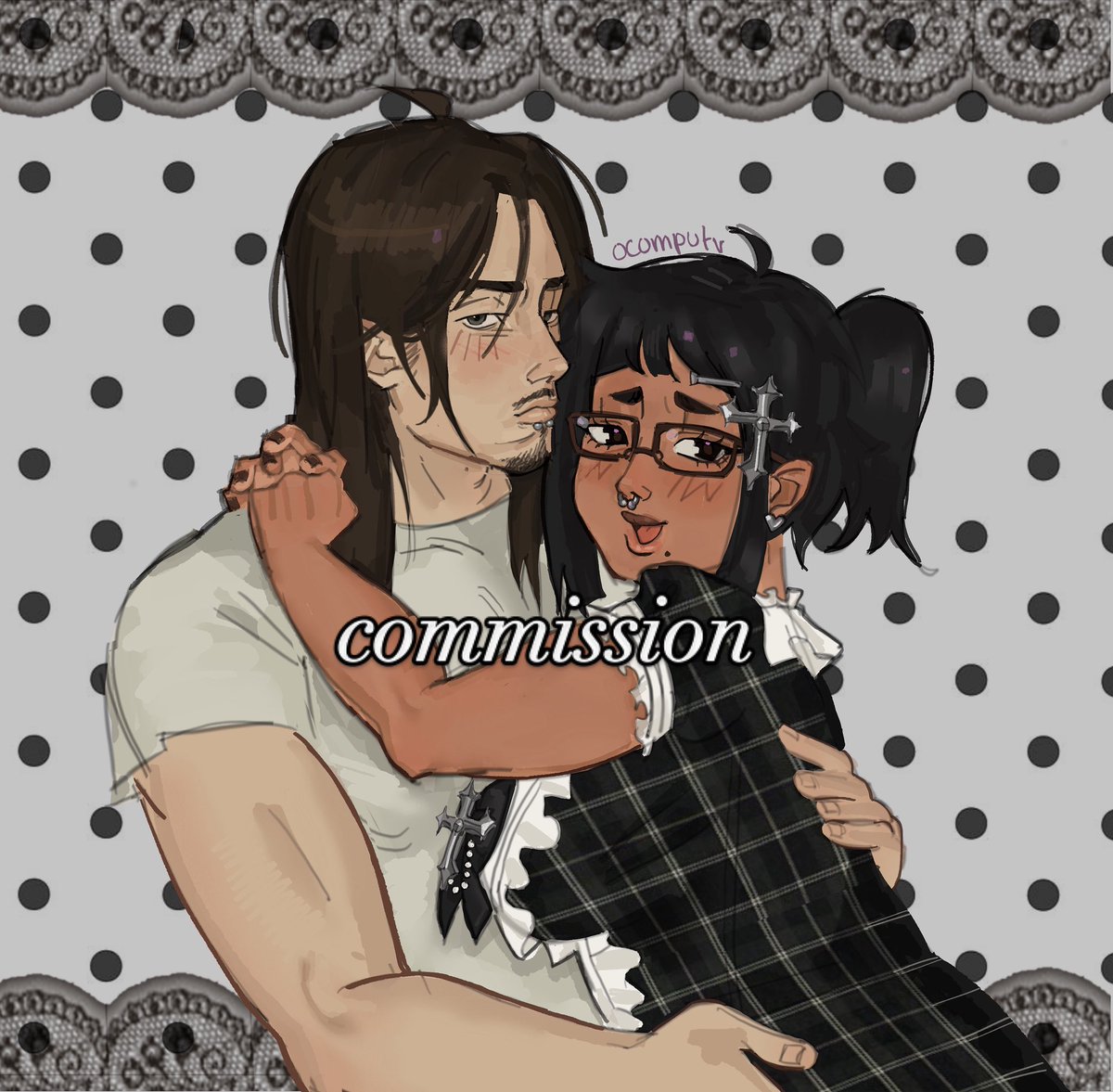 ocomputr's tweet photo. hi i need money and my commissions r open i can draw ur #yumeship my kofi is ocomputr (last 2 ocs belong to @/3renyu) https://t.co/ZDyyiiQUfW