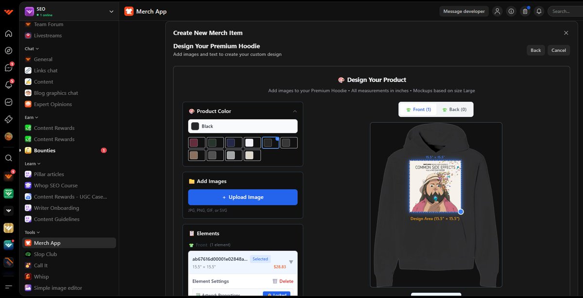 ColinMcDermott's tweet image. You can now sell merch direct from your whop whop.com/apps/app_bLSc1…