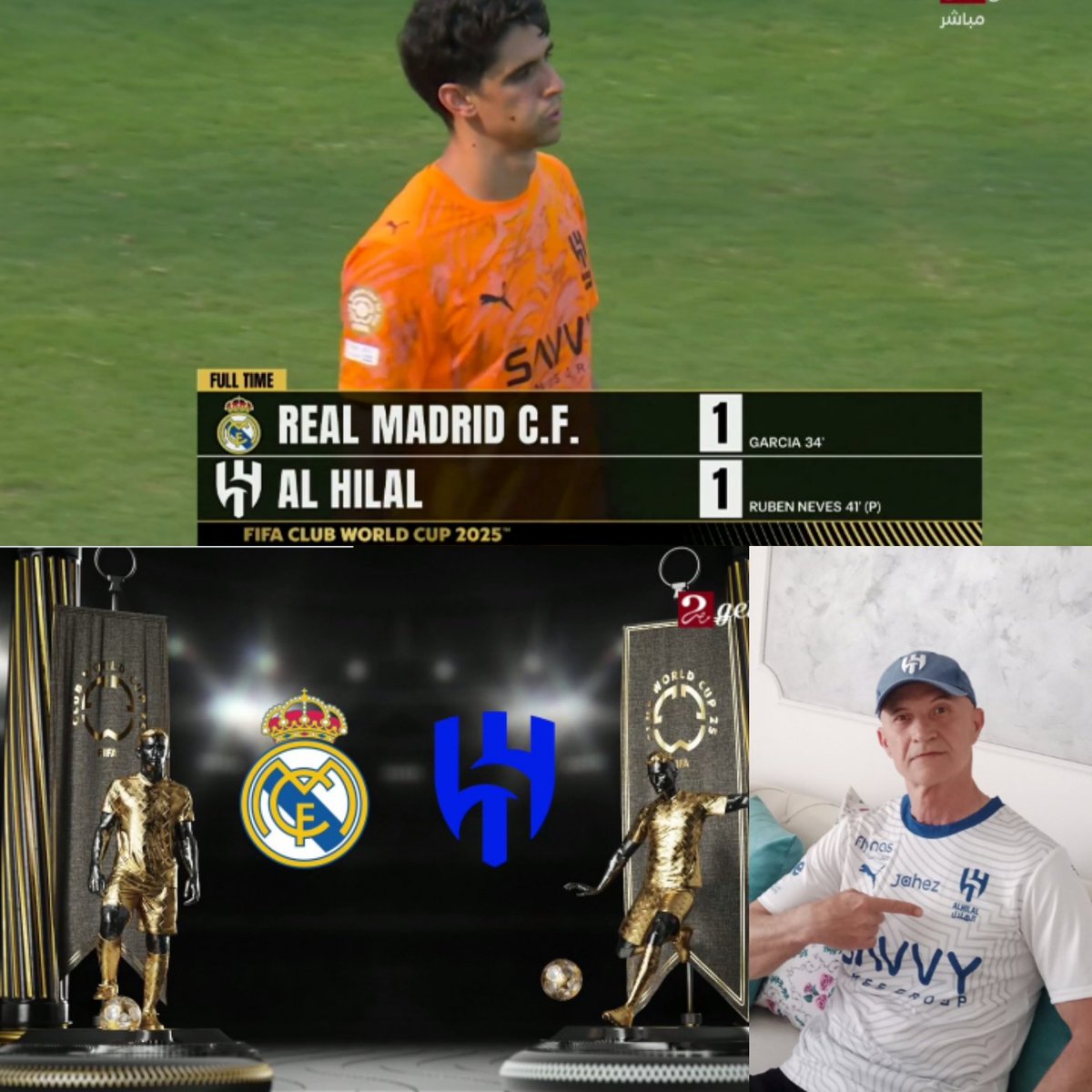 الهلال هو فخر الكرة السعودية، الهلال مثل المملكة العربية السعودية بشكل رائع، شكرًا لكم من أعماق قلبي.
Al Hilal is the pride of Saudi football, Al Hilal has magnificently represented Saudi Arabia as a country, thank you from the bottom of my heart.

With respect,
<a href="/CoachMuhamed/">PRO Football Coach MUHAMED</a> 💙
