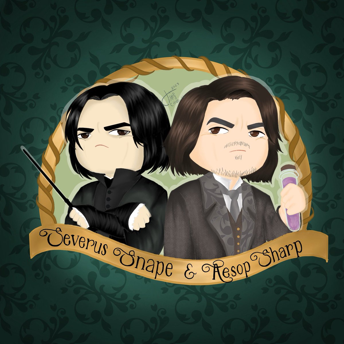 Snape &amp; Sharp 🥰🐍🧪