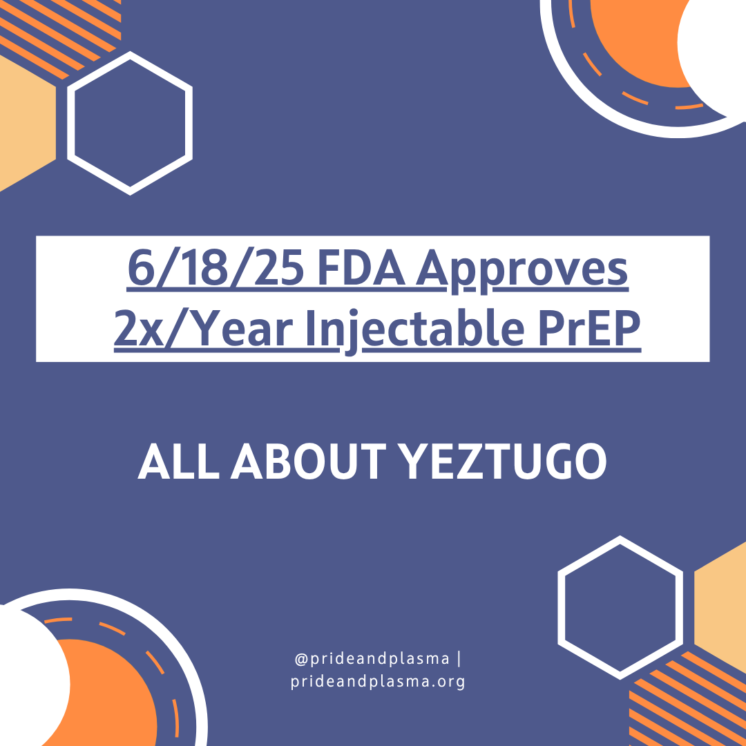 prideandplasma's tweet photo. Yesterday, the FDA approved the first twice-yearly injectable PrEP. This new medication has the potential to save countless lives, as long as it is affordable and accessible.
#Prideandplasma #PrEP #PEP #DoxyPEP #Mpox #prophylaxis #LGBTQ+ #LGBTQhealth https://t.co/flKp4hngHN