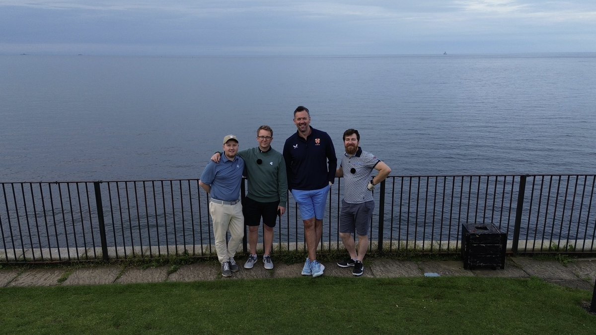 rocksolid_golf's tweet photo. Thanks to @GolfLarne for the use of the course to film a 6 hole scramble with Aaron from Swifts Forge and his bro in law, Mark. 

The course was in great shape with great views. Thankfully the golf was pretty solid too! 

#PlayRockSolid https://t.co/Yl8FE2EEOE