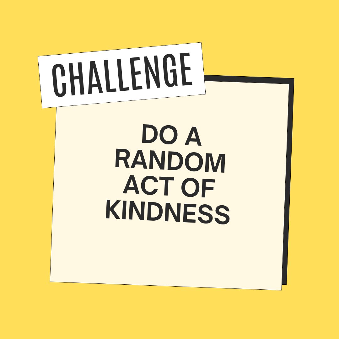 Self care challenge! What was your act of kindness today? 

#kindness #human #community
