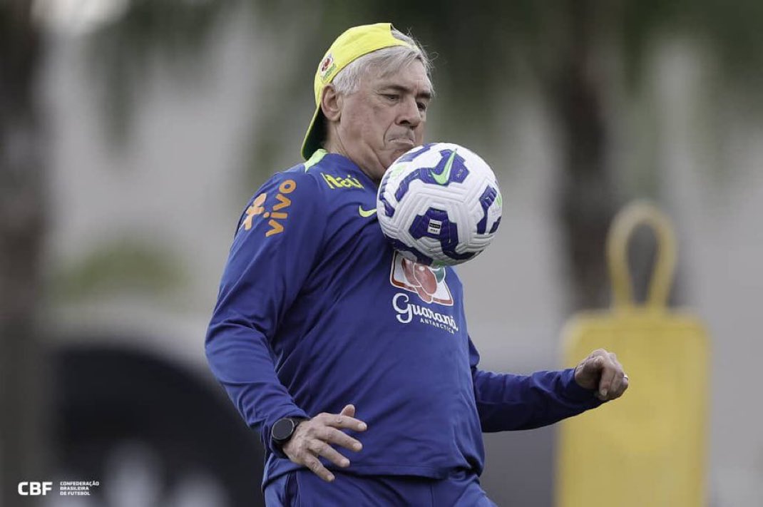 Carlo Ancelotti right now