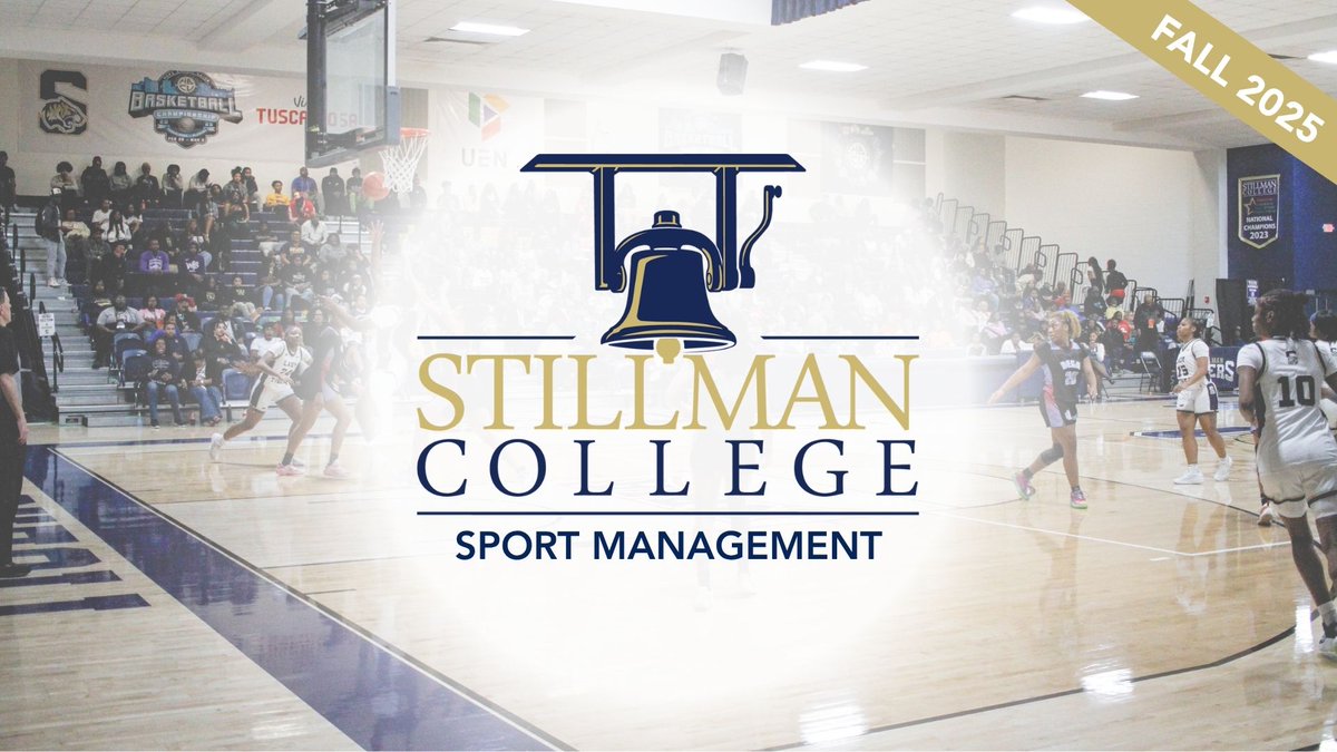 🎓 NEW DEGREE ALERT 🎓

Stillman College is launching a Bachelor of Science in Sport Management starting Fall 2025!

Want to help shape the future of sport management? Join our advisory board: twilliams@stillman.edu

📰 stillman.edu/2025/06/stillm…

#SportsBiz #HBCU #HailOHail