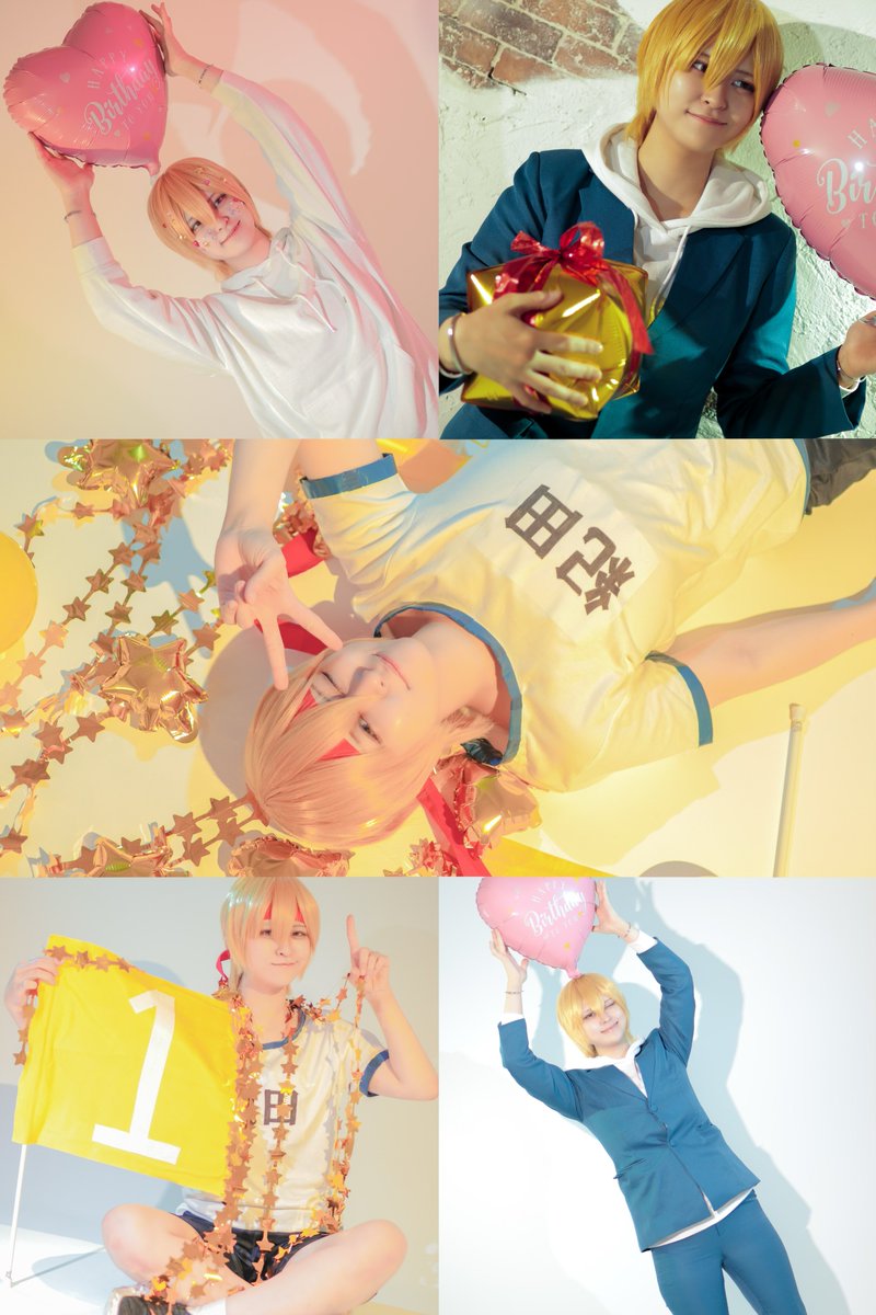 ⚠︎コスプレ

💛紀田正臣くん💛
お誕生日おめでとうございます🎊

今年もお祝い出来て嬉しい！ずっとずっと大好き！！
幸せに生きてね。生きようね。

📸:全て椎野ちゃん♡( <a href="/siinozzz/">椎野</a> )