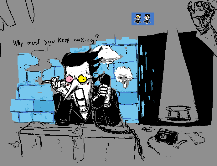 TurboT_rex's tweet image. Spamton doodles