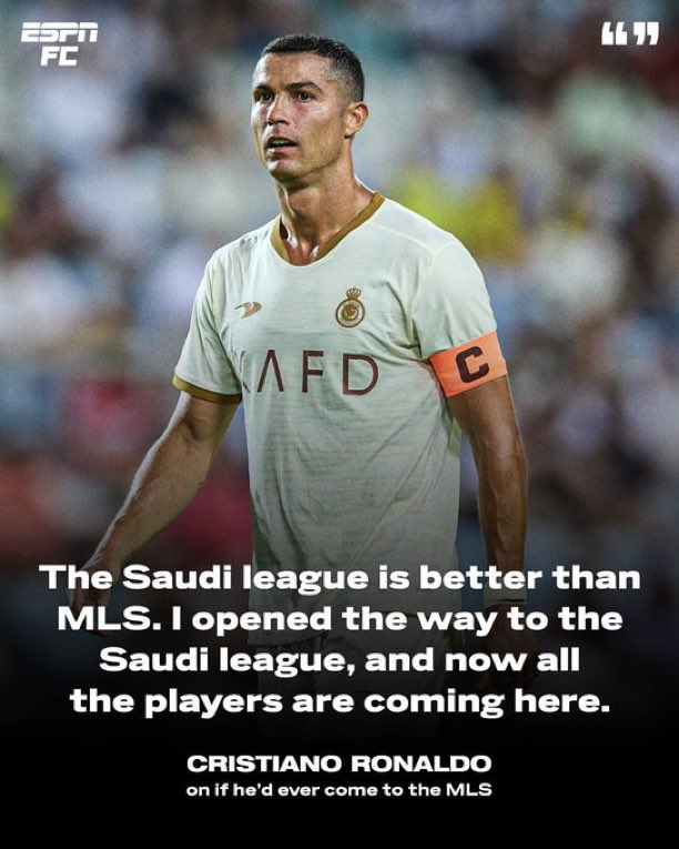 Al Hilal are playing at such a high level and we witnessed it, Ronaldo changed Saudi football