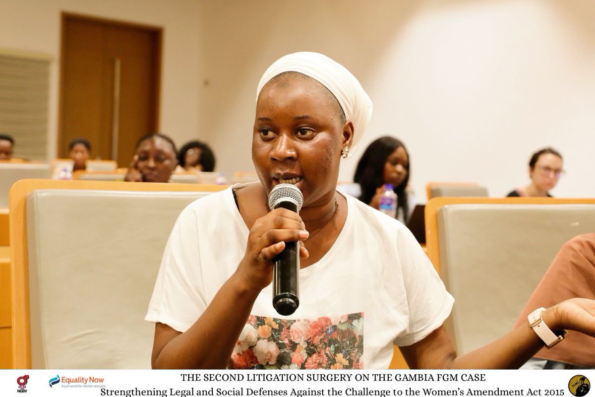 Litigation Sugery on the FGM Case.

It has been a useful two (2) days session!
Strengthening the legal and the social defense on the women’s amendment act 2015
#EndFGM