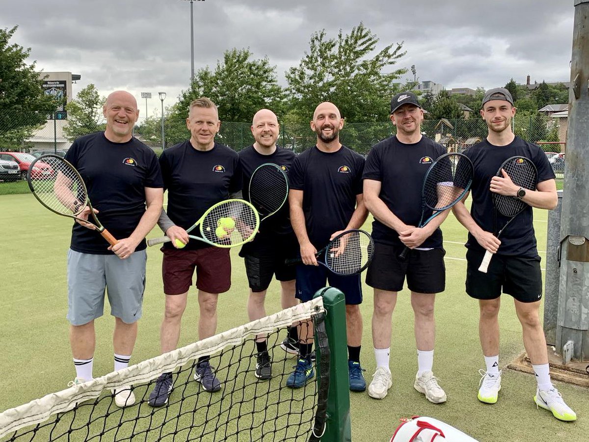 Promotion party incoming! 🎉Amazing effort from our M1 team! 👏 A 1-8 away win against Glasgow CTC M2 guarantees promotion. 🎉 We’re very proud of you all - brilliant performance from every single one of you! 🫶🎾 

And let’s acknowledge the new t-shirts. Love them! ❤️

#teammctc