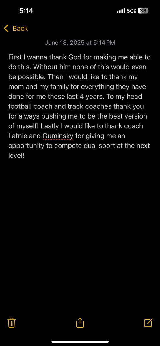 I am officially 100% committed Madonna university‼️
<a href="/CoachCraft/">Coach Fred Craft</a> 
<a href="/PointersFB/">South Point High School Football</a> 
<a href="/MUCrusaders/">Madonna Athletics</a> 
#Gocrusaders
#Ohioboywinnimg