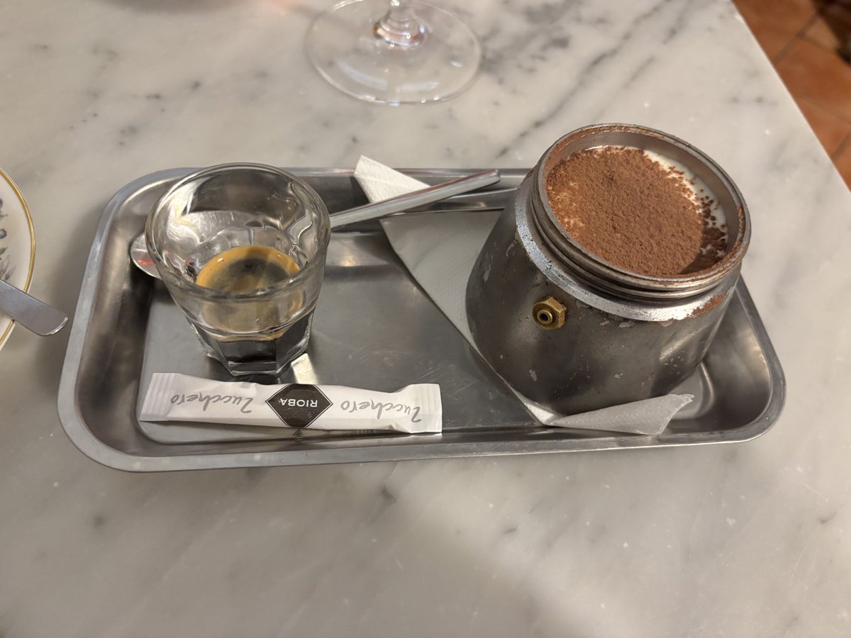 If you’re not serving your tiramisu in a moka, I don’t want it anymore…