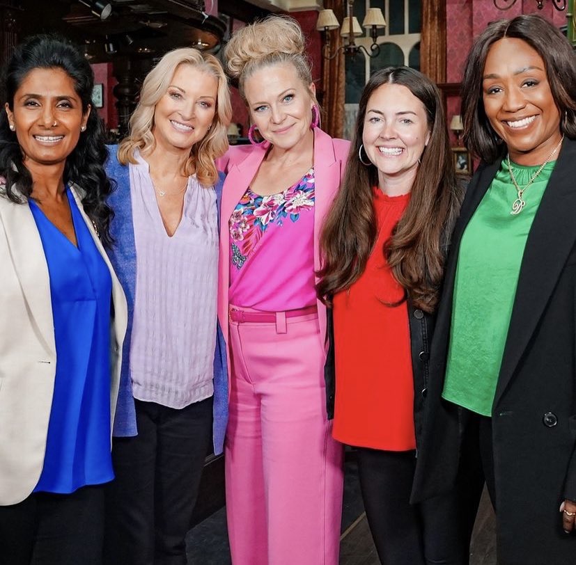 I did a thing 💙💜🩷❤️💚 (minus Sharon) it is a bit rubbish but I tried #EastEnders #TheSix