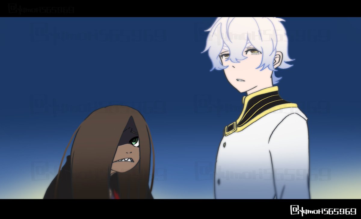 yumori565969's tweet photo. リゼロ レグルスとライ 
ワンドロ(下書き有) https://t.co/td0luuM0kE