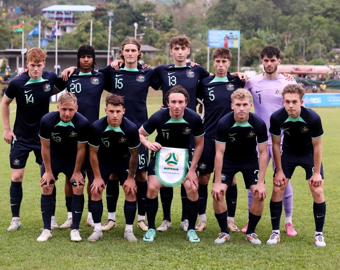 𝐀𝐝𝐫𝐢𝐚𝐧 𝐒𝐞𝐠𝐞č𝐢ć ⚔️ 𝐇𝐚𝐲𝐝𝐞𝐧 𝐌𝐚𝐭𝐭𝐡𝐞𝐰𝐬 ensemble en sélection U23 des <a href="/Socceroos/">Subway Socceroos</a> 🟡🔵