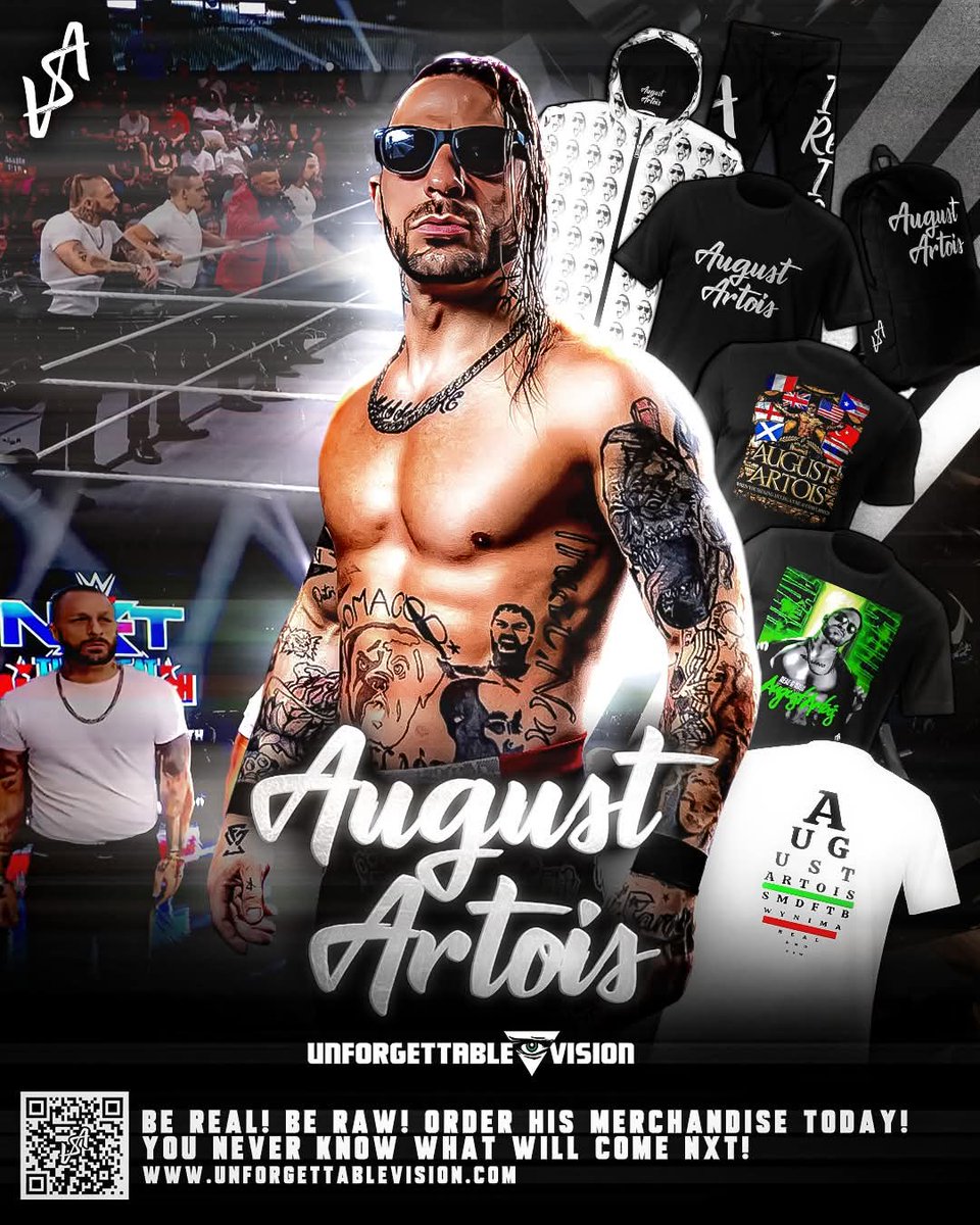UVProducts's tweet photo. The moment was real! The moment was raw!⭐

Join us on celebrating the major TV appearance of @ArtoisAugust and make your orders on his official merchandise selection that is available for orders worldwide!

You just never know what will come, NXT!👊

https://t.co/cnl3FNVhG1 https://t.co/KDjzNSRO8H