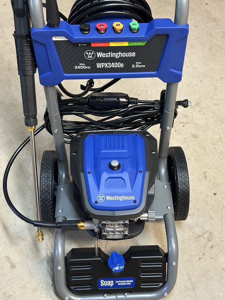 new pressure washer 

hell yeah