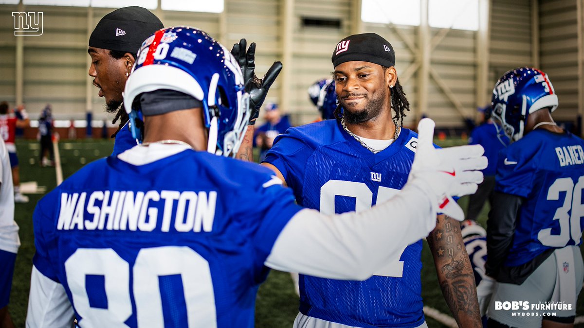 Giants's tweet photo. Closing out minicamp ✔️ https://t.co/qUyt2gOB6M