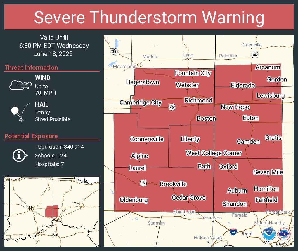 NWS Wilmington OH tweet media
