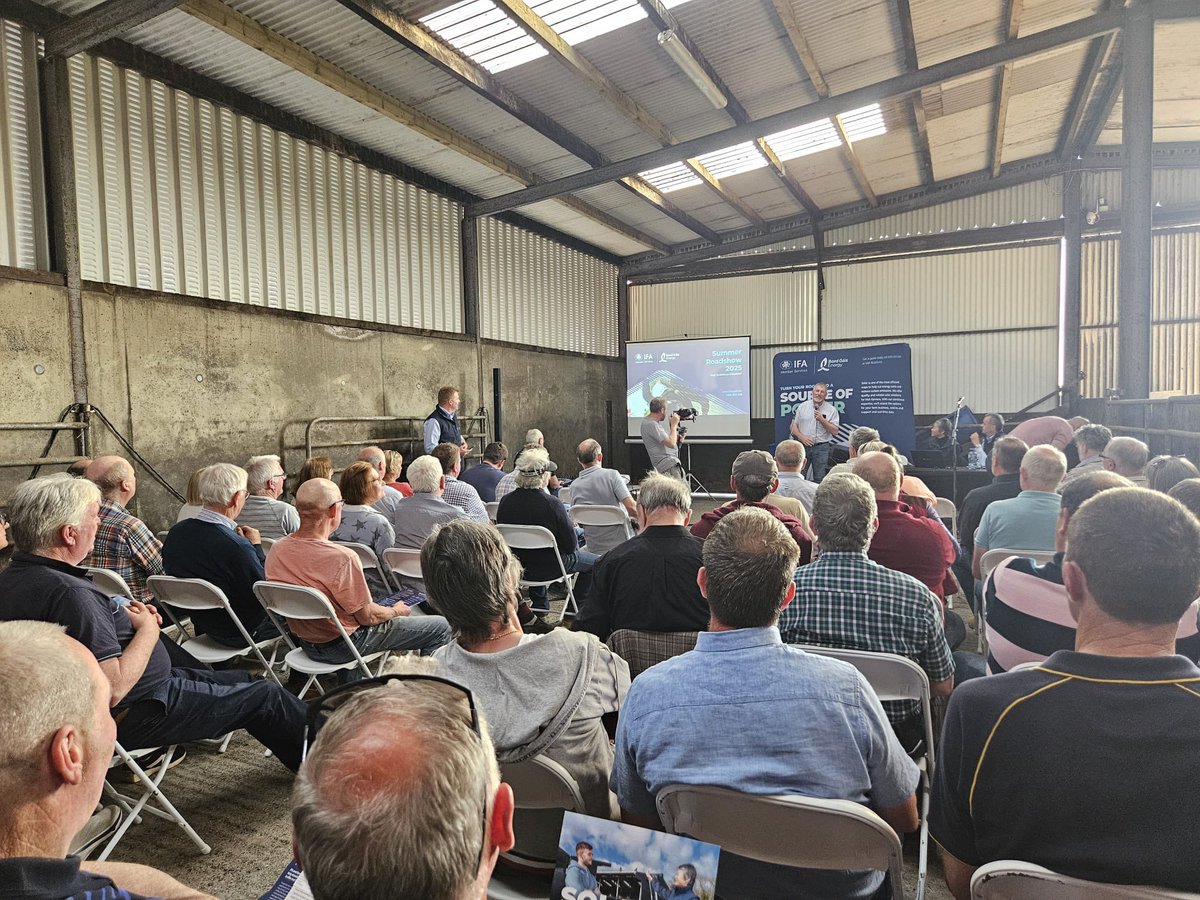 The Solar in Action Summer Roadshow continued tonight on the farm of Pat &amp; Annette Carroll in New Inn, Cashel, Co Tipperary, where a big crowd gathered to learn all things rooftop solar. 

Thanks to the Carroll family for being great hosts, and to all the farmers who came out on