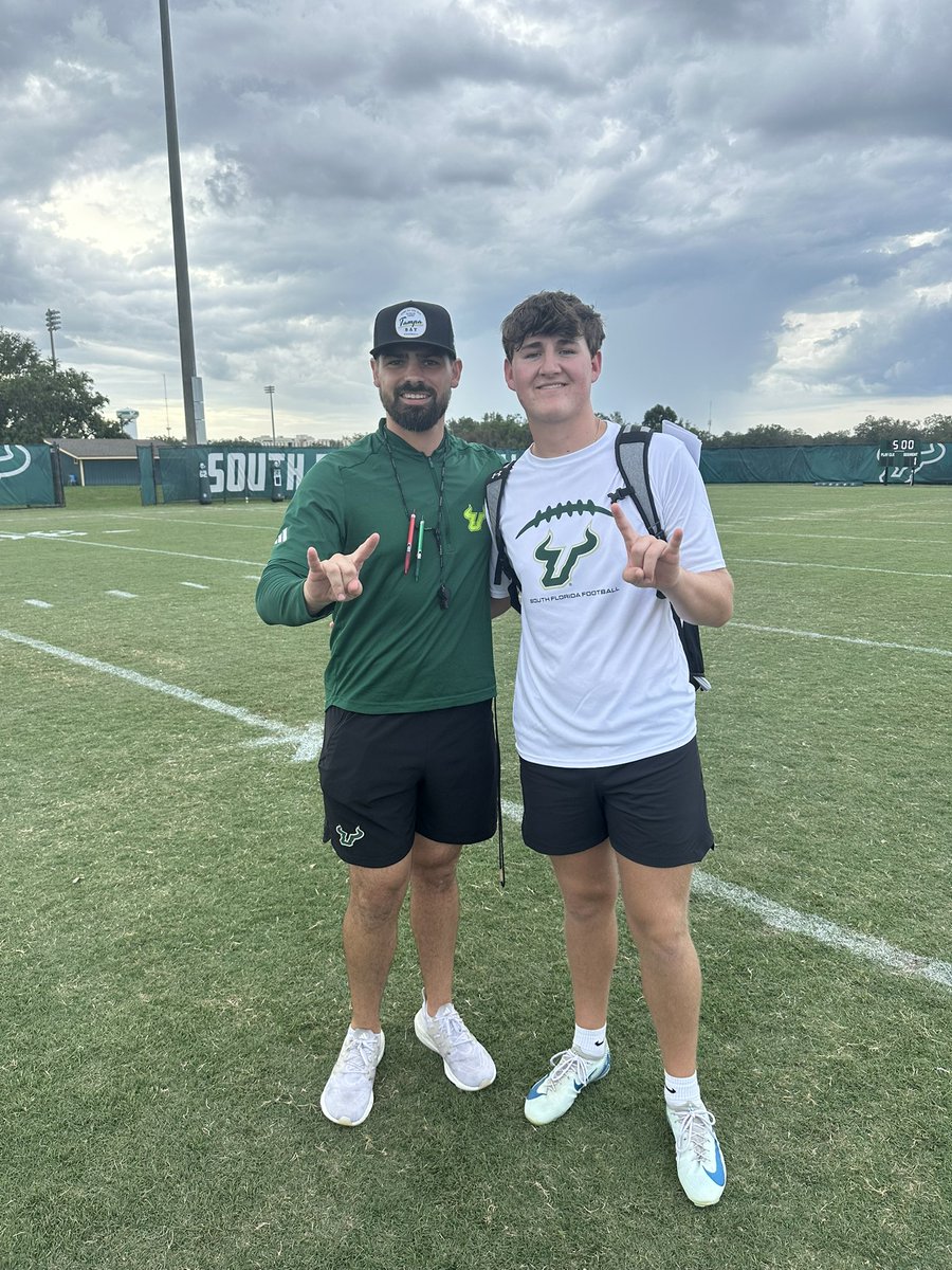 Jake Fischer (@jake_fischer08) on Twitter photo Thank you to USF for putting on a great camp this evening!! GO BULLS 🤘<a href="/CoachMajewski/">Tyler Majewski</a> <a href="/USFFootball/">USF Football</a> Thank you to USF for putting on a great camp this evening!! GO BULLS 🤘<a href="/CoachMajewski/">Tyler Majewski</a> <a href="/USFFootball/">USF Football</a>