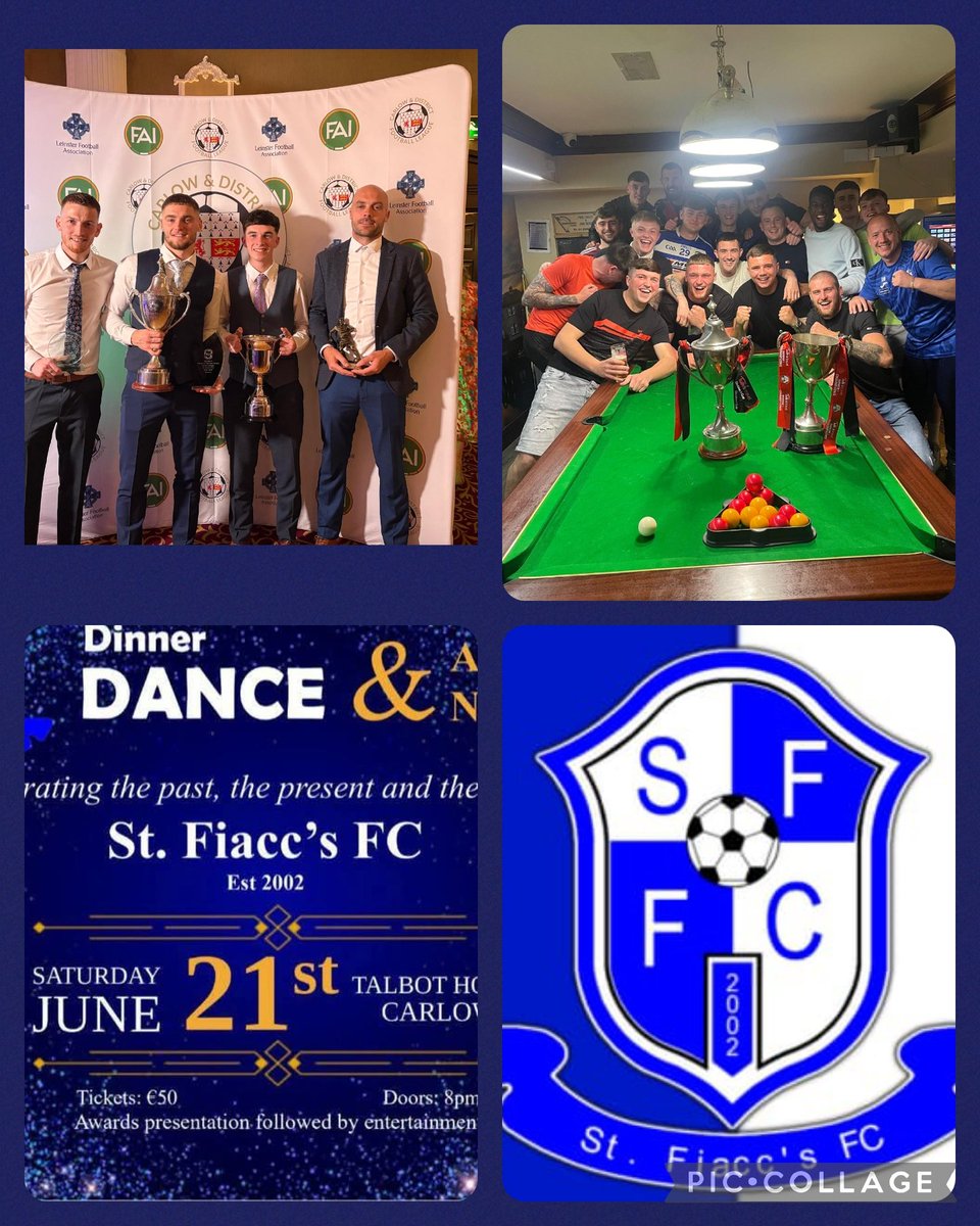 St Fiaccs FC (@stfiaccsfc) on Twitter photo Our Dinner Dance is almost upon us 💃💃
Door open from 7.00 p.m
Meal <a href="/8/">.</a>.00 p.m sharp
Followed by awards and music .
Please bring your tickets on the night .
No ticket no entry 🚫
<a href="/petedorgan/">Pete Dorgan</a> <a href="/DarrenMurnane/">DarrenMUFC</a> <a href="/RoyPearson68364/">Roy Pearson</a> <a href="/bernardoshea3/">bernard o shea</a> <a href="/shanelfcdeere/">Shane deere 💙🤍🇮🇪</a> Our Dinner Dance is almost upon us 💃💃
Door open from 7.00 p.m
Meal <a href="/8/">.</a>.00 p.m sharp
Followed by awards and music .
Please bring your tickets on the night .
No ticket no entry 🚫
<a href="/petedorgan/">Pete Dorgan</a> <a href="/DarrenMurnane/">DarrenMUFC</a> <a href="/RoyPearson68364/">Roy Pearson</a> <a href="/bernardoshea3/">bernard o shea</a> <a href="/shanelfcdeere/">Shane deere 💙🤍🇮🇪</a>