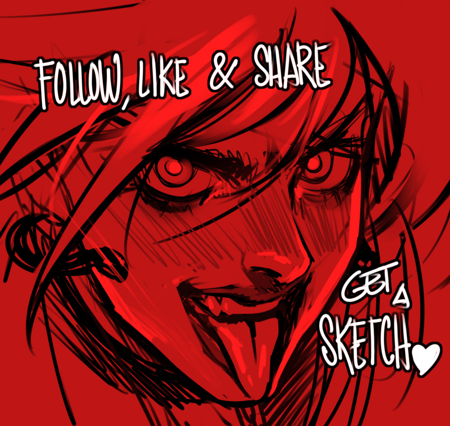 Let’s do an art exercise: Hyakushiki Kannon! I’ll sketch the face of one character you comment (fanart or OC). Just follow me, like &amp; share this post. I’ll go in order and check requirements first. Thanks! 🙏✨