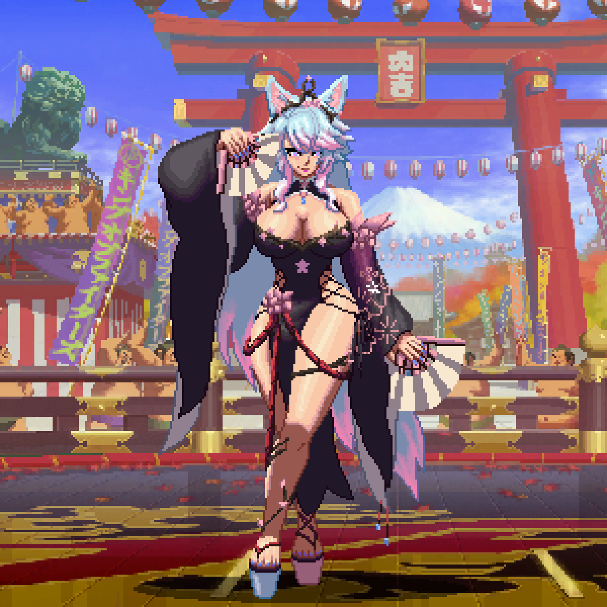 HienKong's tweet photo. SilverVale commission for @HmmmLawnmower!     

#PixelArt #ドット絵 https://t.co/bAxQz3DX3l