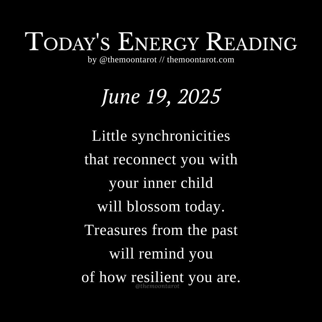 themoontarot_'s tweet photo. Today's Energy Reading: June 19, 2025 https://t.co/0YyByW0XNB