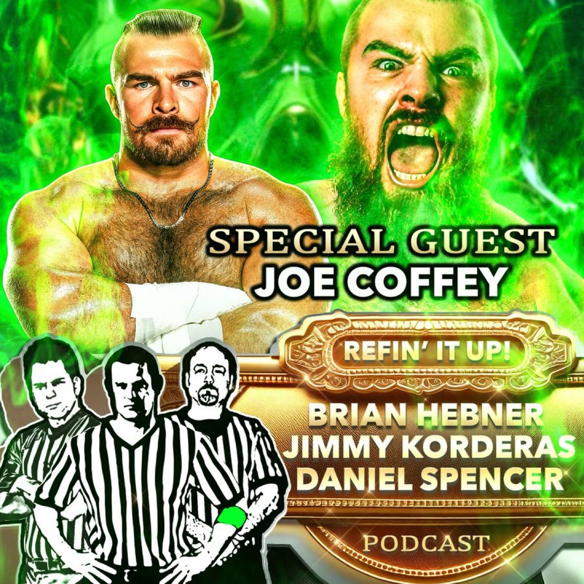 This week <a href="/Joe_Coffey/">Joe Coffey</a> has alot to talk about…. 

- his #WWE release 

- Training while landlocked

- Which wrestling company could be in his future 

- Wrestling overseas in <a href="/InsaneChampWres/">ICW</a> and more 

linktr.ee/refinitup

📸 @jdhoop702 

🎶 <a href="/DownstaitBand/">Downstait</a>