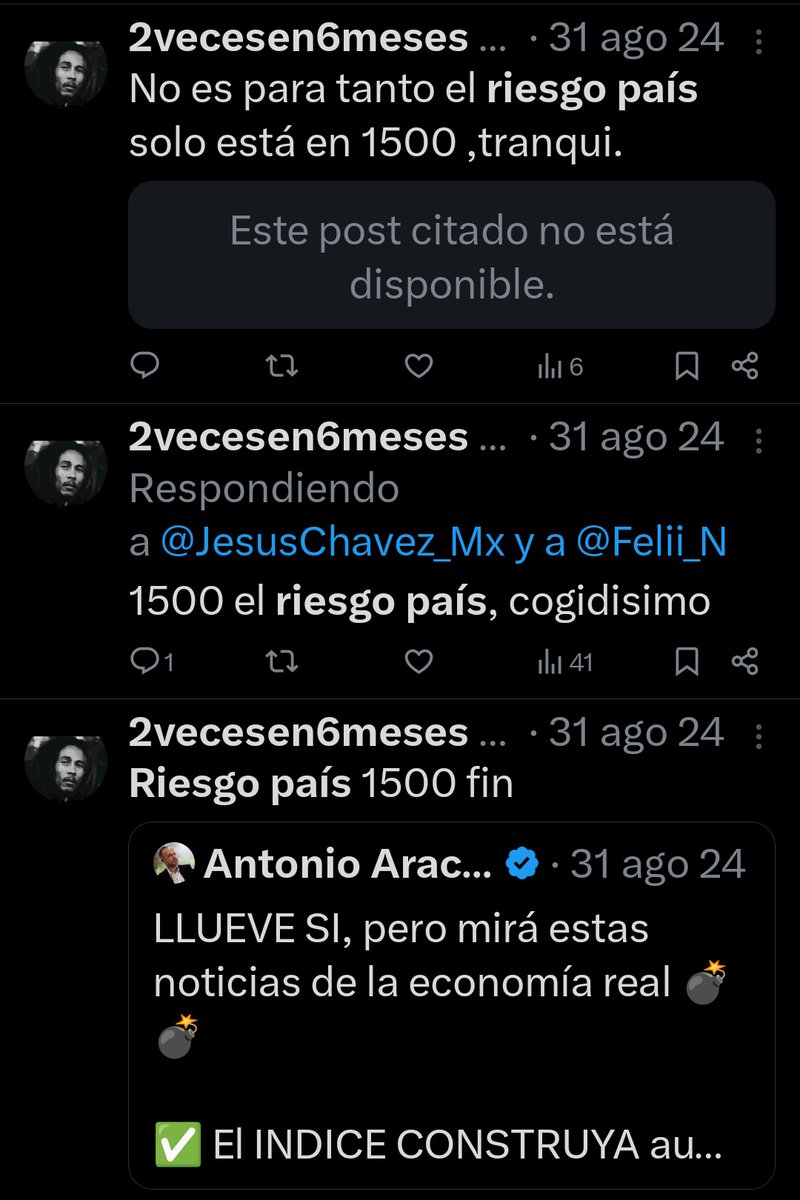 Ponete contento, es la mitad de cuando llorabas 1500 😅