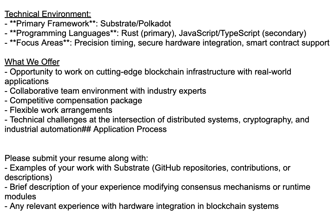 Selfi3nt's tweet photo. Hi everyone, we are seeking an experienced Rust Developer. 

Please send us a DM if you or someone you know are interested in the position. 

Thank you! https://t.co/MGGtV7WGEV