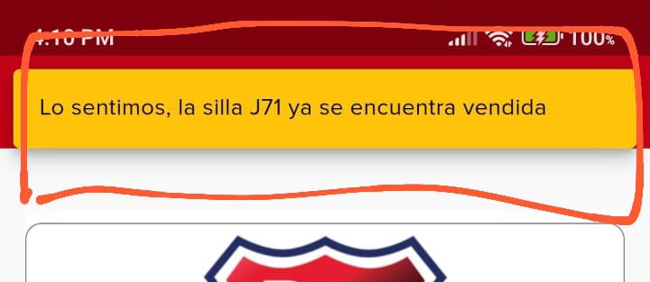 CAMIMESA15's tweet photo. @DIM_Oficial @Fidel_DIM Que hacemos con esta situación? No hemos podido comprar la boleta por los problemas de la app y nadie nos soluciona … https://t.co/7vcrQ73q8d