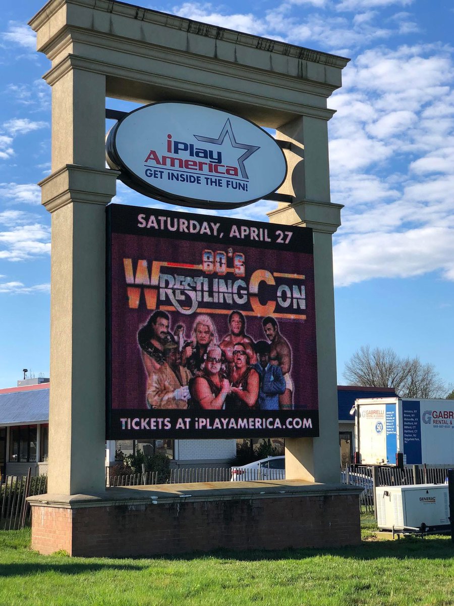 Cool shot from our first 80s Wrestling Con back in 2019 in Freehold, NJ!