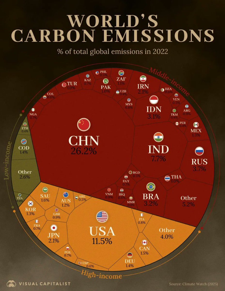 No skal ikkje ej bli politisk, men ka i alle dage e poenget med bovara i norske kyr? Tall fra 2022, men uansett, Kina hadde sitt høgaste volum av nybygde kullkraftverk i 2024 sida 2015. Ødelegge norsk landbruk og norske kyr for ka? Norge he omtrent 0,05% av alle kyrne i verda…