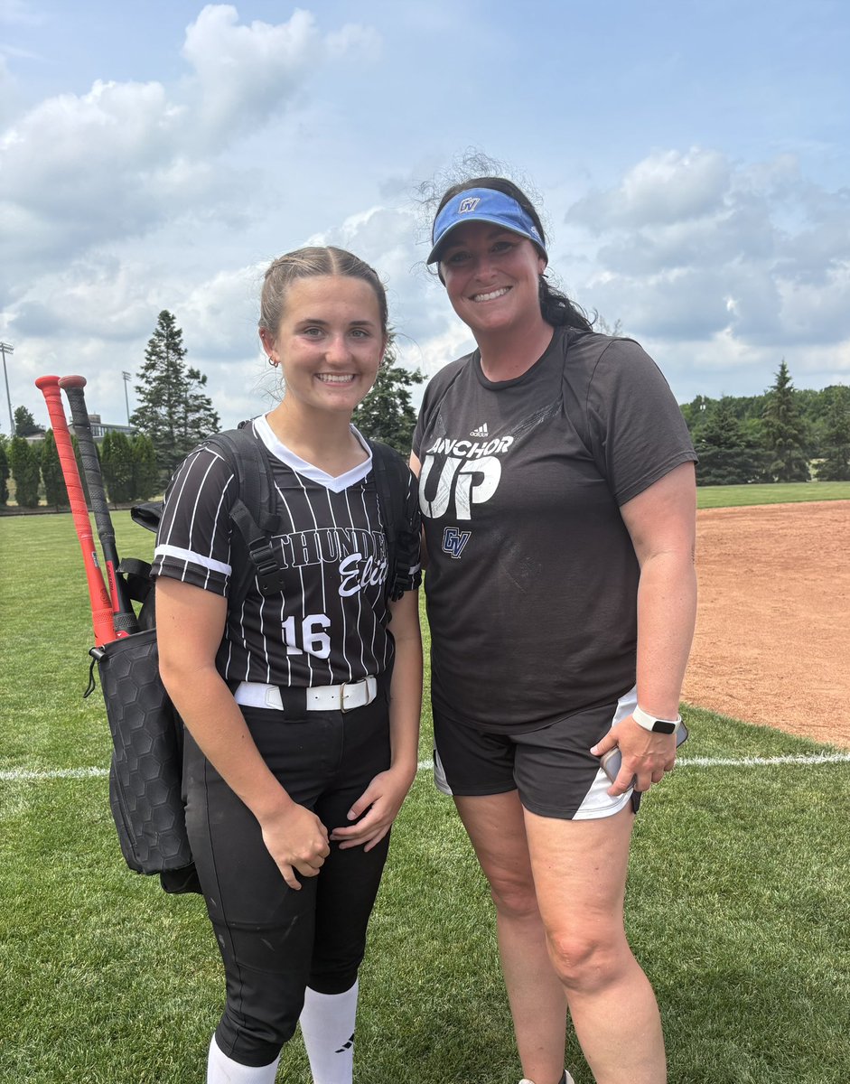 Cambria McLean (@cammclean2028) on Twitter photo Thank you <a href="/GVSUSoftball/">GVSU Softball</a> for hosting a great camp today! It was fun being back on campus and I loved getting to tour and learn more about the school! I also enjoyed the scrimmages and look forward to another camp in the future.
<a href="/TEP_Ferrari/">Thunder Elite Premier - Ferrari</a> <a href="/PSB_PennHS/">PENN KINGSMEN SOFTBALL</a> <a href="/TLake10/">Tevin Lake</a> <a href="/sports_2/">Sports2 GmbH</a> Thank you <a href="/GVSUSoftball/">GVSU Softball</a> for hosting a great camp today! It was fun being back on campus and I loved getting to tour and learn more about the school! I also enjoyed the scrimmages and look forward to another camp in the future.
<a href="/TEP_Ferrari/">Thunder Elite Premier - Ferrari</a> <a href="/PSB_PennHS/">PENN KINGSMEN SOFTBALL</a> <a href="/TLake10/">Tevin Lake</a> <a href="/sports_2/">Sports2 GmbH</a>