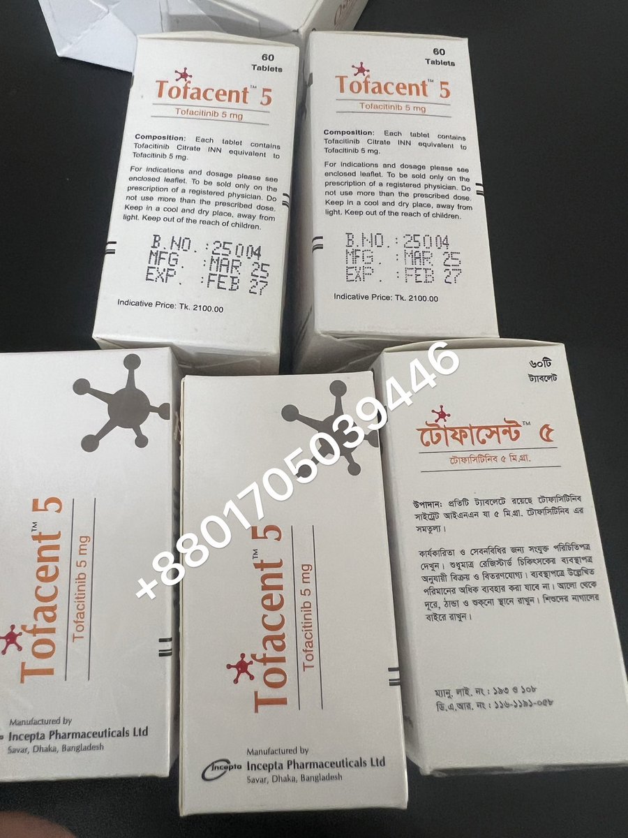 #توفاسنت
#توفاسيتينيب
#Tofacitinib,a Janus kinase (JAK) inhibitor,has shown promise in treating severe #alopeciaareata (AA)particularly in cases where hair regrowth is desired.أحدث دفعة من دواء توفاسينت (توفاسيتينيب) لعلاج الثعلبة متاحة الآن
#hairloss
#tofacent
#Jaktor
#tofacinix