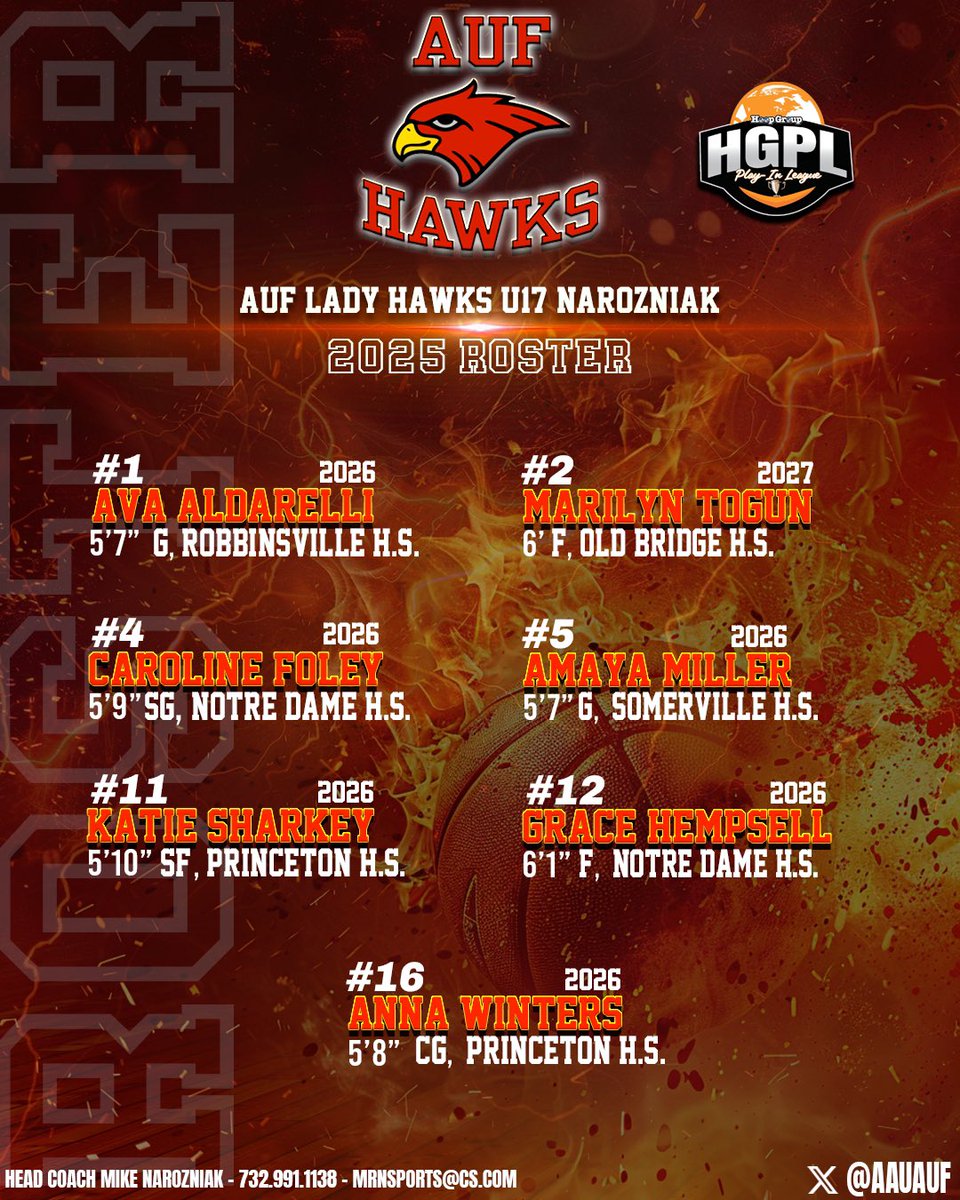 AUF Lady Hawks AAU ๐ 2025 (@aauauf) on Twitter photo AUF LADY HAWKS U17 AUF LADY HAWKS U17