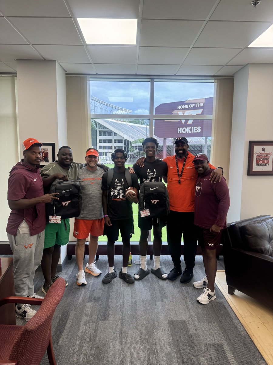 Tajeh Watson 2027 ATH (@tajehwatson) on Twitter photo Blessed to receive an offer from Virginia Tech
<a href="/CoachdjCheetah/">Derek Jones</a> <a href="/Coach_Mines/">Fontel Mines</a> <a href="/CoachLomax22/">Coach Lomax</a> <a href="/amanirichburg88/">Coach Cap</a> <a href="/coach_mcclain25/">Dalton McClain</a> <a href="/HaleMcGranahan/">Hale McGranahan</a> <a href="/rblackstonbhp/">Russell Blackston</a> Blessed to receive an offer from Virginia Tech
<a href="/CoachdjCheetah/">Derek Jones</a> <a href="/Coach_Mines/">Fontel Mines</a> <a href="/CoachLomax22/">Coach Lomax</a> <a href="/amanirichburg88/">Coach Cap</a> <a href="/coach_mcclain25/">Dalton McClain</a> <a href="/HaleMcGranahan/">Hale McGranahan</a> <a href="/rblackstonbhp/">Russell Blackston</a>