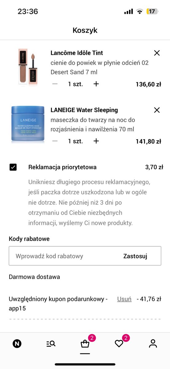 robie sobie prezent urodzinowy, bo w tym roku nigdzie nie jade na urodziny-